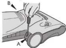 HOOVER DM4523 001 - CHANGING BELT OR BRUSHES - 2