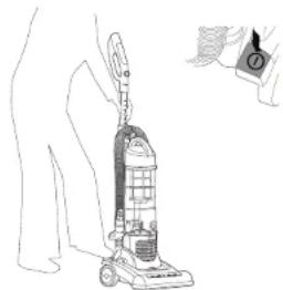 HOOVER VR81 VR84011 - STAUBSAUGERFREIGABETASTE - 2