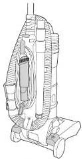 HOOVER VR81 VR84011 - STORING THE CLEANER - 1