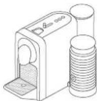 KRUPS Nespresso Prodigio&Milk XN411T - Plug the machine into the mains. - 1