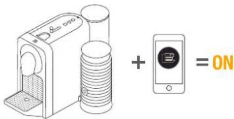 KRUPS Nespresso Prodigio&Milk XN411T - ② Open de App. - 3