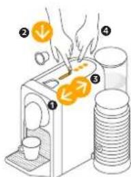 KRUPS Nespresso Prodigio&Milk XN411T - Watervolume programmeren/Προγραμματισμός όγκου νερού - 1