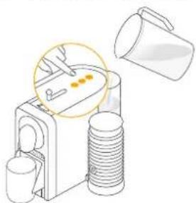 KRUPS Nespresso Prodigio&Milk XN411T - Πατήστε οποιοδήποτε κουμπί για να ξεκινήσει η - 1