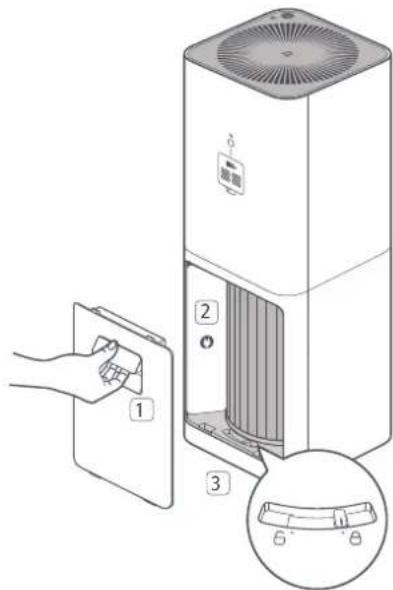 Xiaomi Mi Air Purifier Pro - Stromkabel anschließen - 1