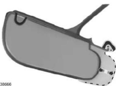 Lincoln Continental (2020) - Auto-Dimming Mirror - 1
