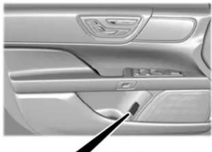 Lincoln Continental (2020) - EMERGENCY DOOR RELEASE - 1