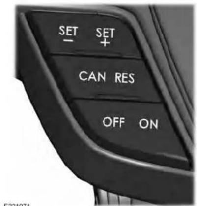 SET - SET + CAN RES OFF ON