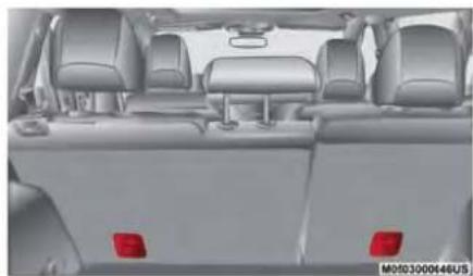 JEEP Cherokee (2020) - Position der Haltebandbefestigungen - 2