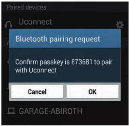 JEEP Cherokee (2020) - Android™-Kopplungsverfahren abschließen: - 1
