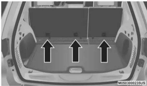 JEEP Grand Cherokee (2020) - Locating The Upper Tether Anchorages - 3