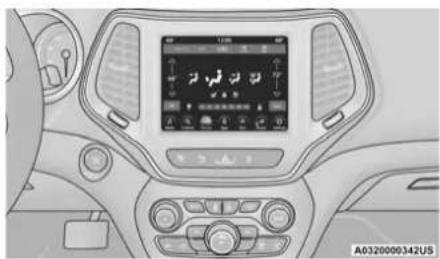 JEEP Cherokee (2021) - Climate Control OFF Button - 4