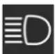 JEEP Cherokee (2021) - High Beam Indicator Light - 1