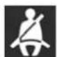 JEEP Cherokee (2021) - Seat Belt Reminder Warning Light - 1