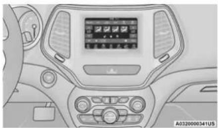 JEEP Cherokee (2021) - CLIMATE CONTROLS - 2