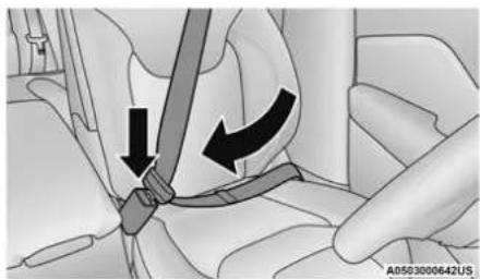 JEEP Cherokee (2021) - Lap/Shoulder Belt Operating Instructions - 2