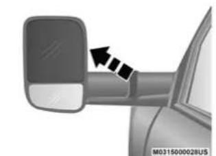 RAM 1500 Classic (2020) - TRAILER TOWING MIRRORS — IF EQUIPPED - 1