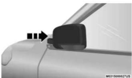 RAM 1500 Classic (2020) - Outside Mirrors Folding Feature - 1