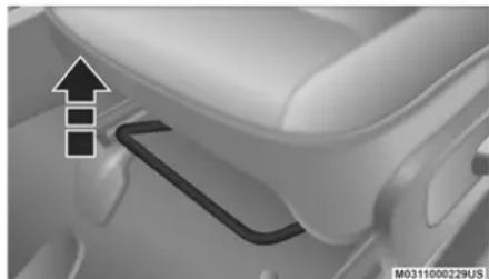 RAM 1500 Classic (2020) - Manual Front Seat Forward/Rearward Adjustment - 1