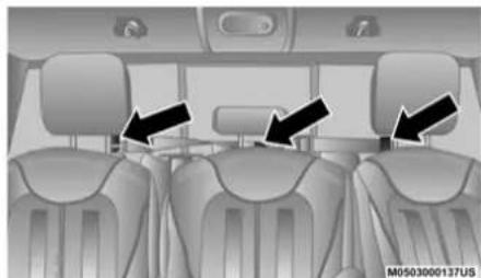 RAM 1500 Classic (2020) - Installing Three Child Restraints: - 1