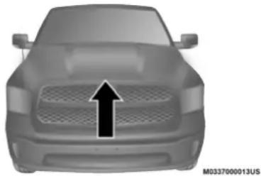 RAM 1500 Classic (2020) - To OPEN THE HOOD - 2
