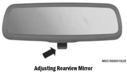 Adjusting Rearview Mirror M0315000015US