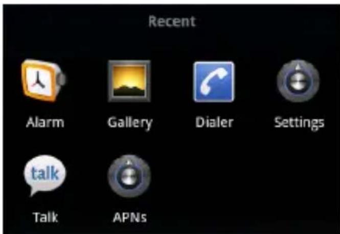 ZTE Blade - Open Recently Used Applications - 1