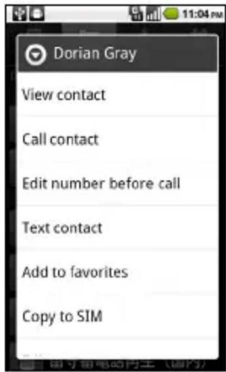 ZTE Blade - Adding a Contact to Favorites - 1