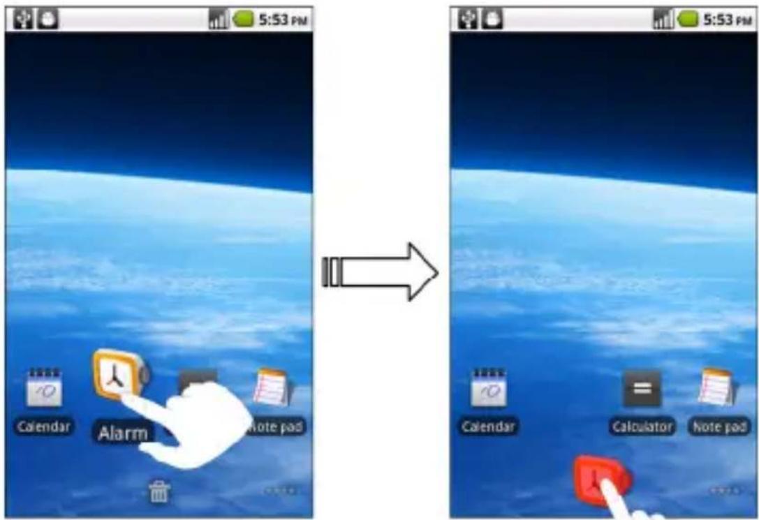 ZTE Blade - Removing Things from Your Home Screen - 2