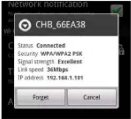 ZTE Blade - Checking the Wi-Fi Network Status - 1