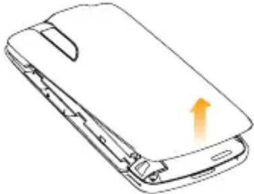 ZTE Blade - Installing the SIM/microSD Card and Battery - 1