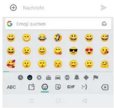 Nachricht Emoji suchen ABC GIF :-)