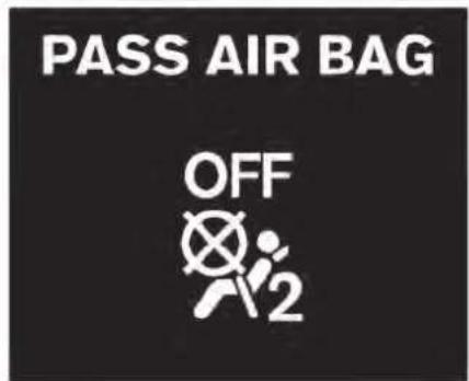 PASS AIR BAG OFF 2
