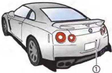 Side view of a silver Nissan 350 car with red circular headlights and front livery (no text or symbols visible)