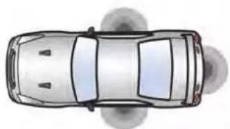 Top-down line drawing of a car with visible roof, side, and window (no text or symbols)