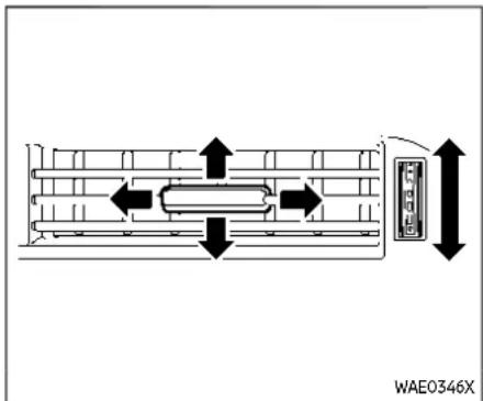 Diagram of a mechanical or electrical component with directional arrows indicating flow or movement (no text or symbols)