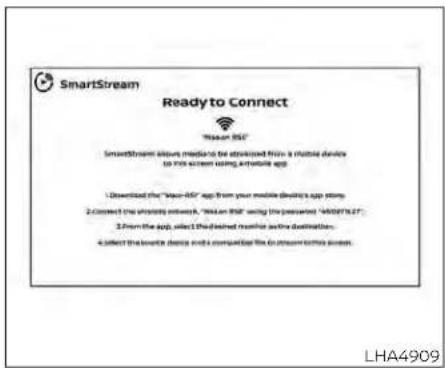SmartStream Ready to Connect Vision SSL SmartStream allows media for installed from a mobile device to your screen using interactive app 1. Downloaded the "Vision SSL" app from your mobile device's app store. 2. Connect the website network, "Vision SSL" using the presentation "400078.67" 3. From the app, select the desired monitor as the destination... 4. Select the remote device and computer file to stream into a server. LHA4909