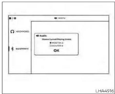 AUDIO AUDIO AUDIO Current Playing Audio AUDIO A AUDIO TON B OK LHA4916
