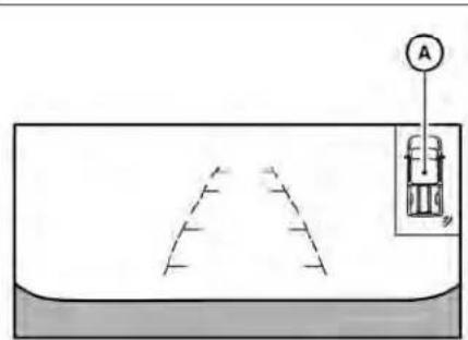 Diagram showing a container with liquid and a moving object labeled 'A' attached to it, likely illustrating a physics or engineering concept.