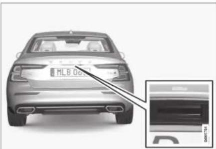 VOLVO S60 (2021) - Trunk lid handle - 1