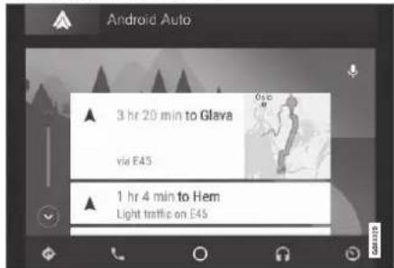 Android Auto ▲ 3 hr 20 min to Glava via E45 ▲ 1 hr 4 min to Hem Light traffic on E45