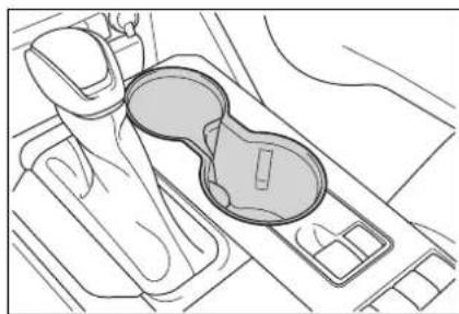 TOYOTA Highlander Hybrid (2021) - Cup holders - 1