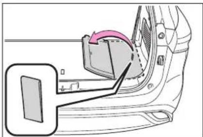 TOYOTA Highlander Hybrid (2021) - Before removing the 12-volt battery cover - 1