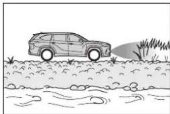 TOYOTA Highlander Hybrid (2021) - ■ Objects that the Parking Support Brake function (static objects) may not detect - 2