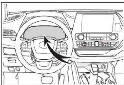 TOYOTA Highlander Hybrid (2021) - Hybrid warning message - 1