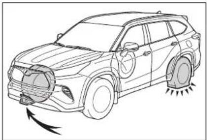 TOYOTA Highlander Hybrid (2021) - Replacing a flat tire - 1