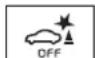 TOYOTA Highlander Hybrid (2021) - Driver's and front passenger's seat belt reminder light (warning buzzer)\* - 7