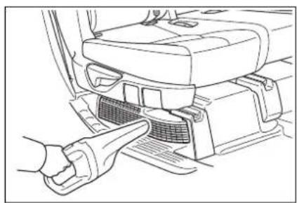 TOYOTA Highlander Hybrid (2021) - Cleaning the air intake vents - 1