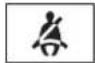 TOYOTA Highlander Hybrid (2021) - Driver's and front passenger's seat belt reminder light (warning buzzer)\* - 1
