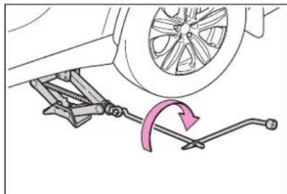 TOYOTA Highlander Hybrid (2021) - Replacing a flat tire - 4