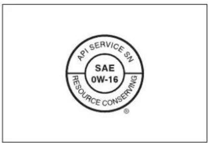 API SERVICE SN SAE 0W-16 RESOURCE CONSERVING